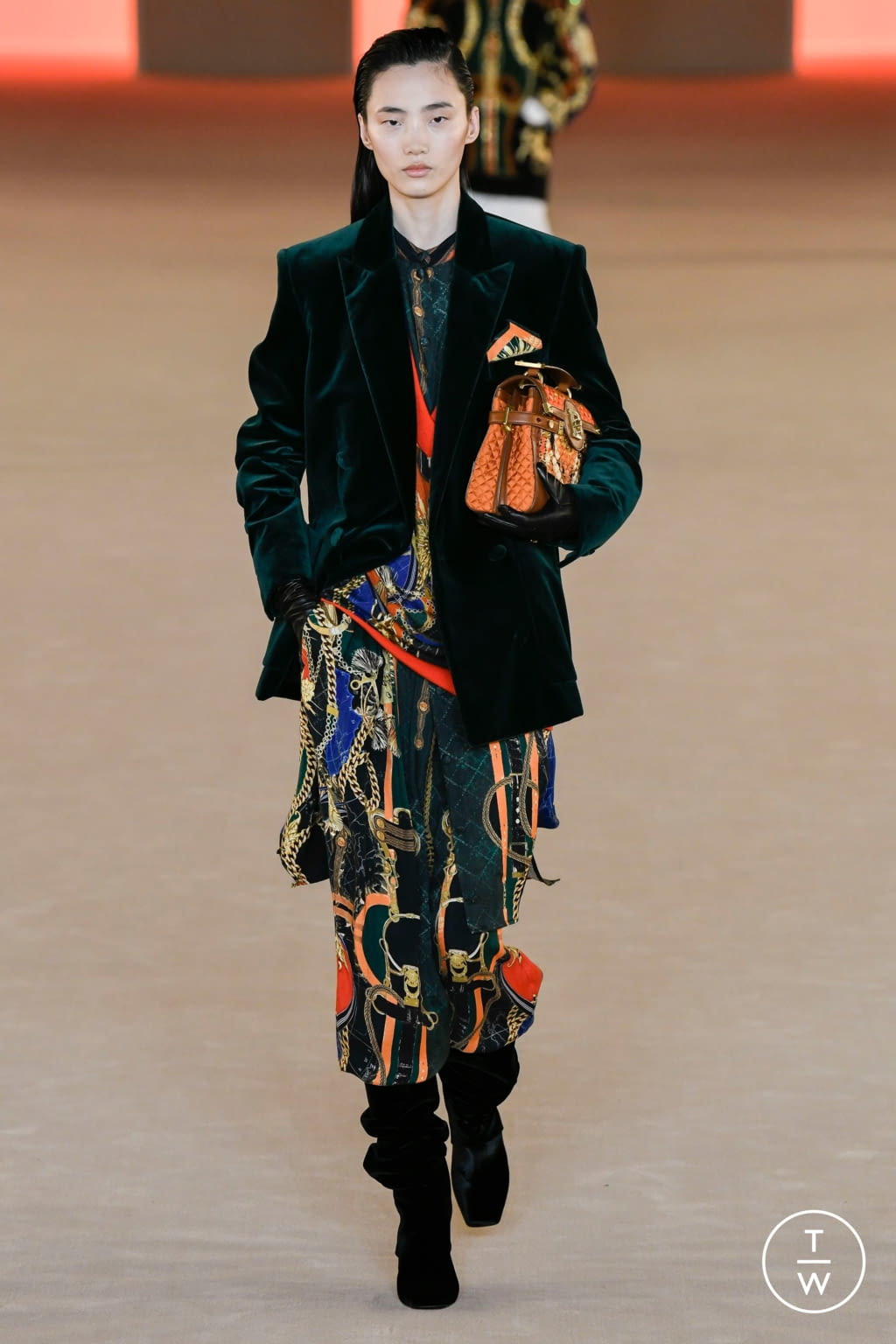 Fashion Week Paris Fall/Winter 2020 look 23 de la collection Balmain womenswear