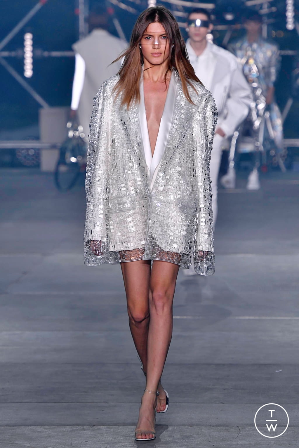 Fashion Week Paris Spring/Summer 2020 look 8 de la collection Balmain menswear