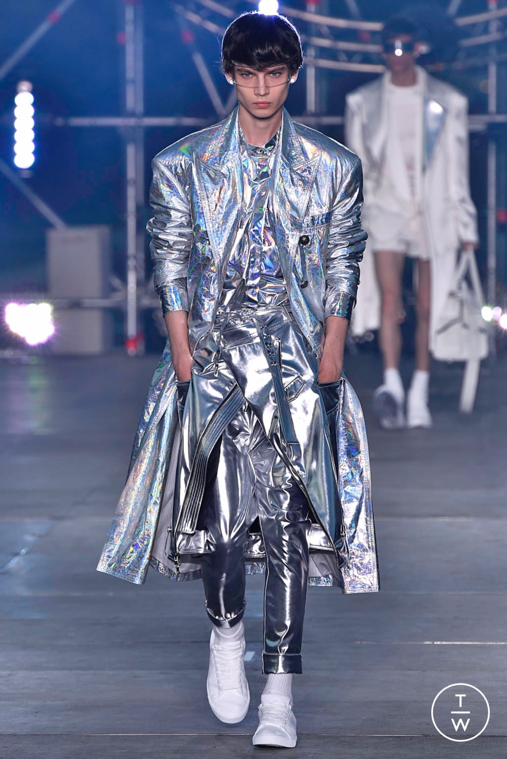 Fashion Week Paris Spring/Summer 2020 look 10 from the Balmain collection 男装