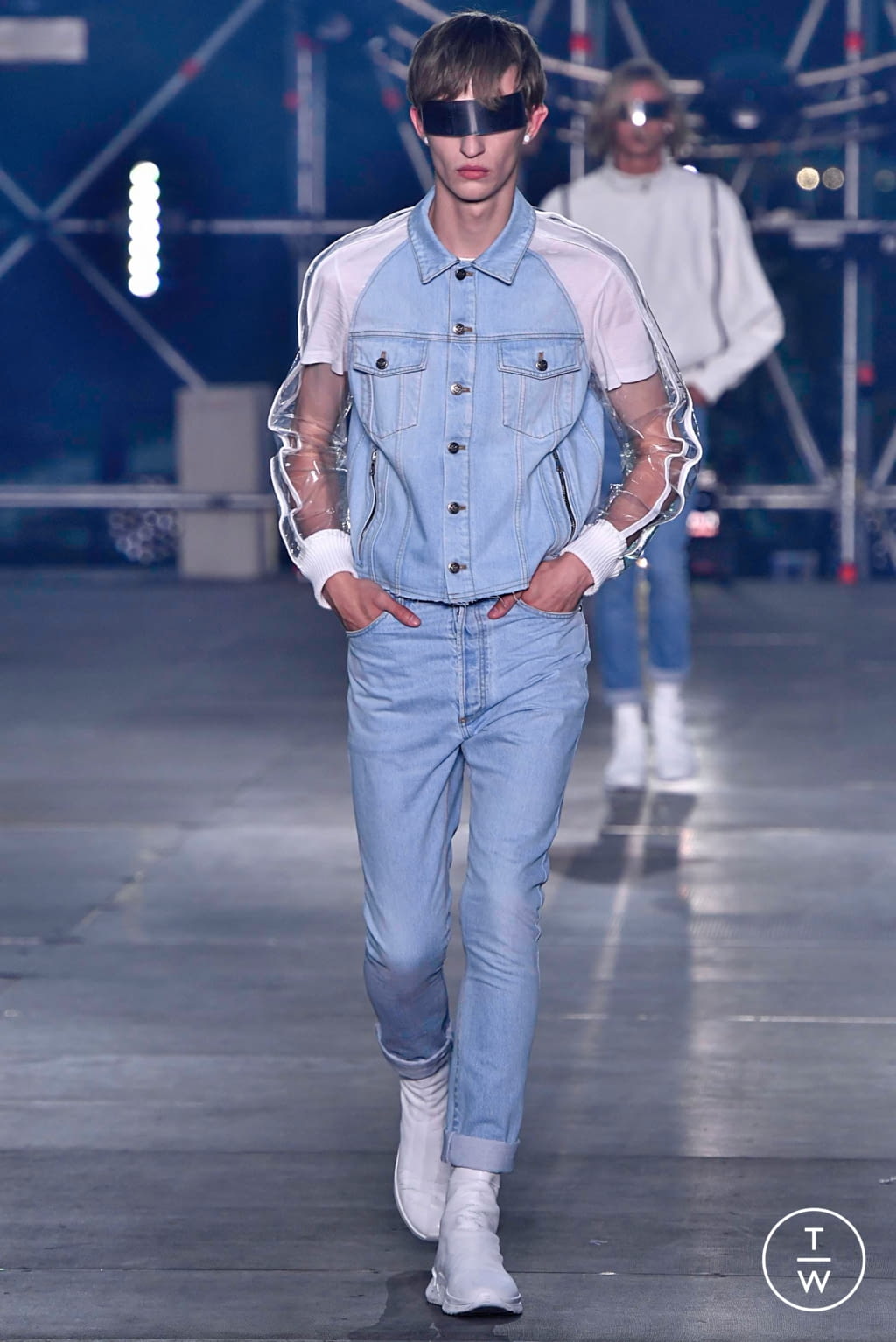 Fashion Week Paris Spring/Summer 2020 look 21 from the Balmain collection 男装
