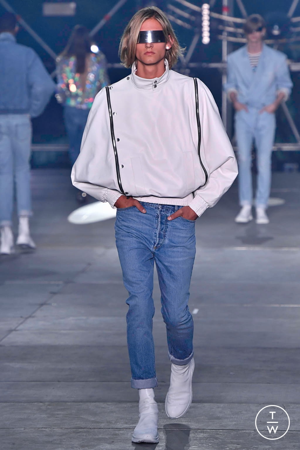 Fashion Week Paris Spring/Summer 2020 look 22 from the Balmain collection 男装