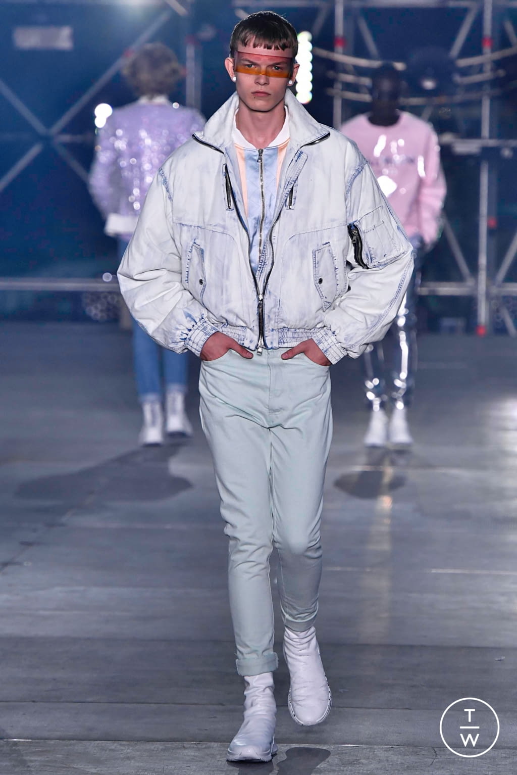 Fashion Week Paris Spring/Summer 2020 look 29 from the Balmain collection 男装