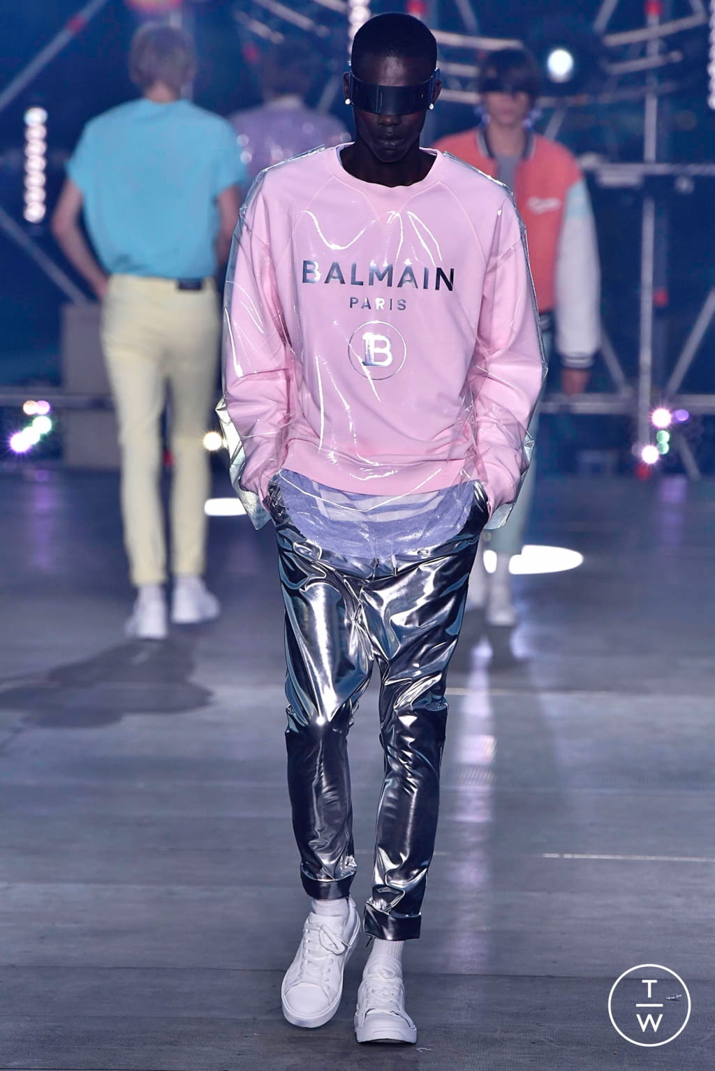 Fashion Week Paris Spring/Summer 2020 look 30 from the Balmain collection 男装