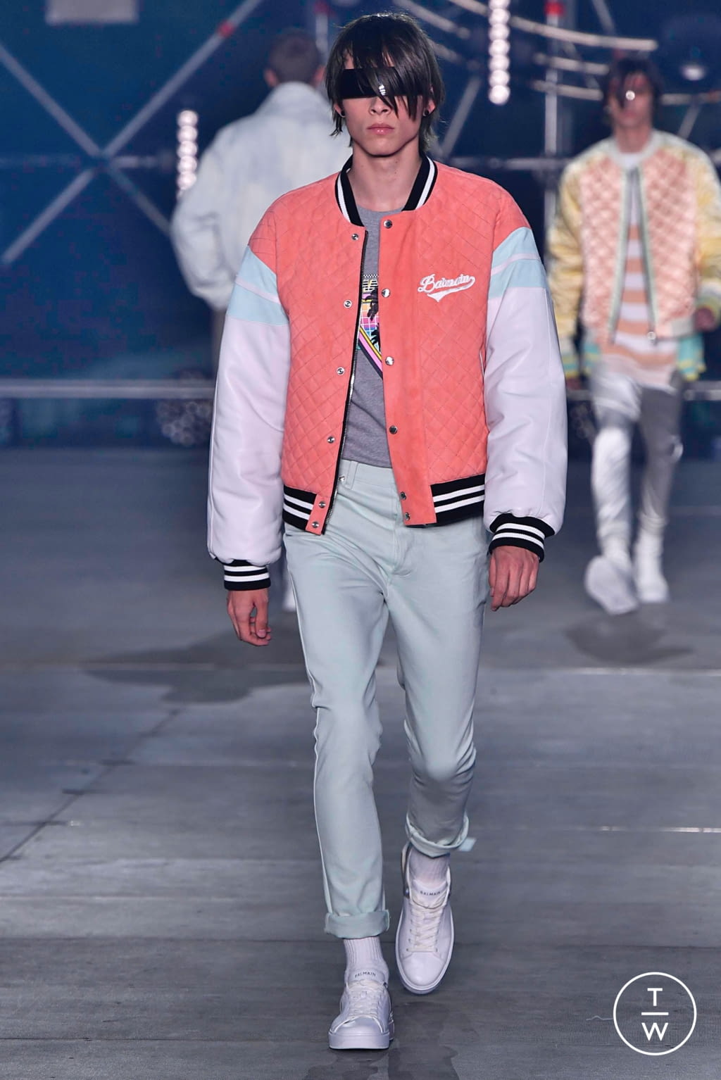 Fashion Week Paris Spring/Summer 2020 look 31 from the Balmain collection 男装