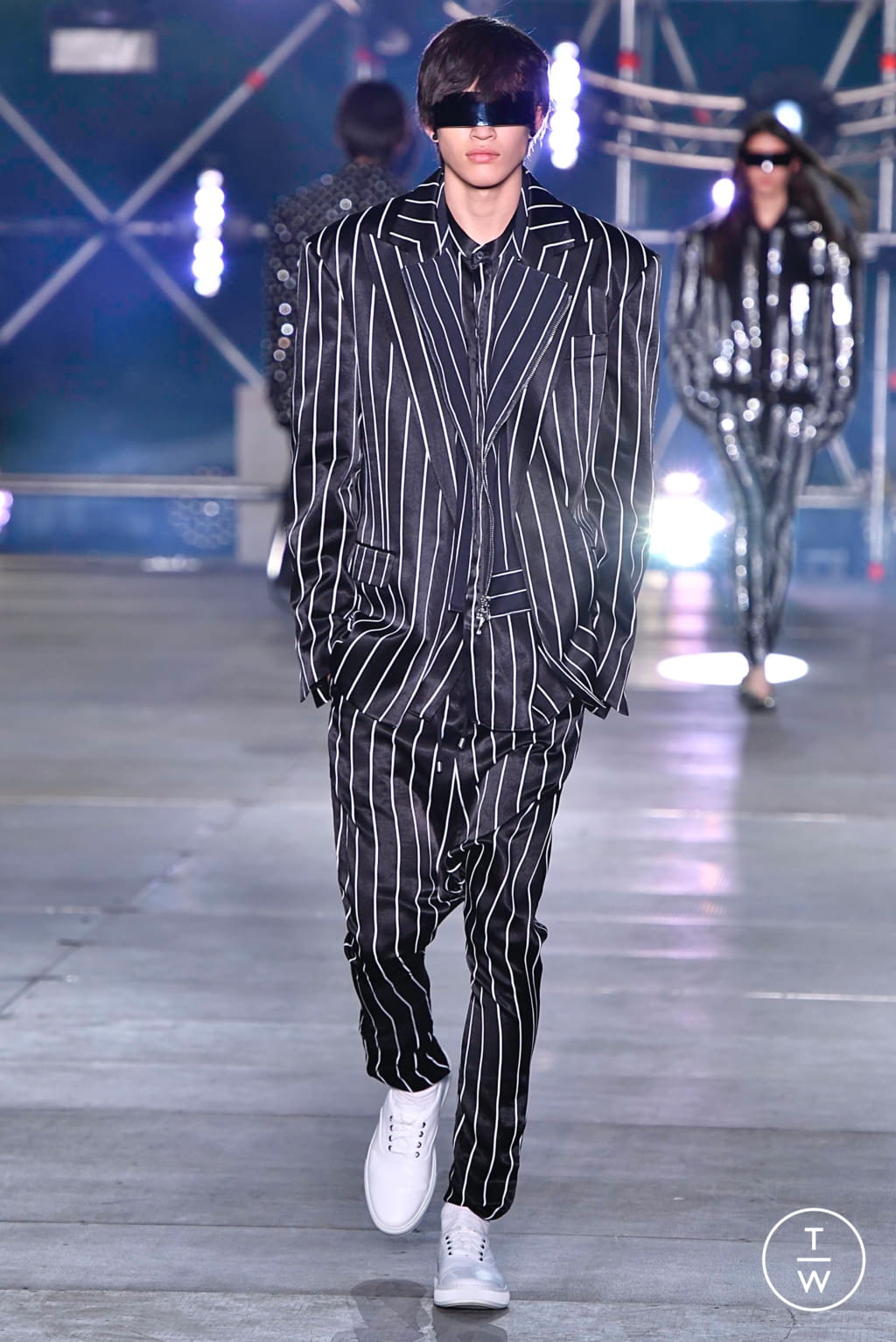 Fashion Week Paris Spring/Summer 2020 look 61 from the Balmain collection 男装