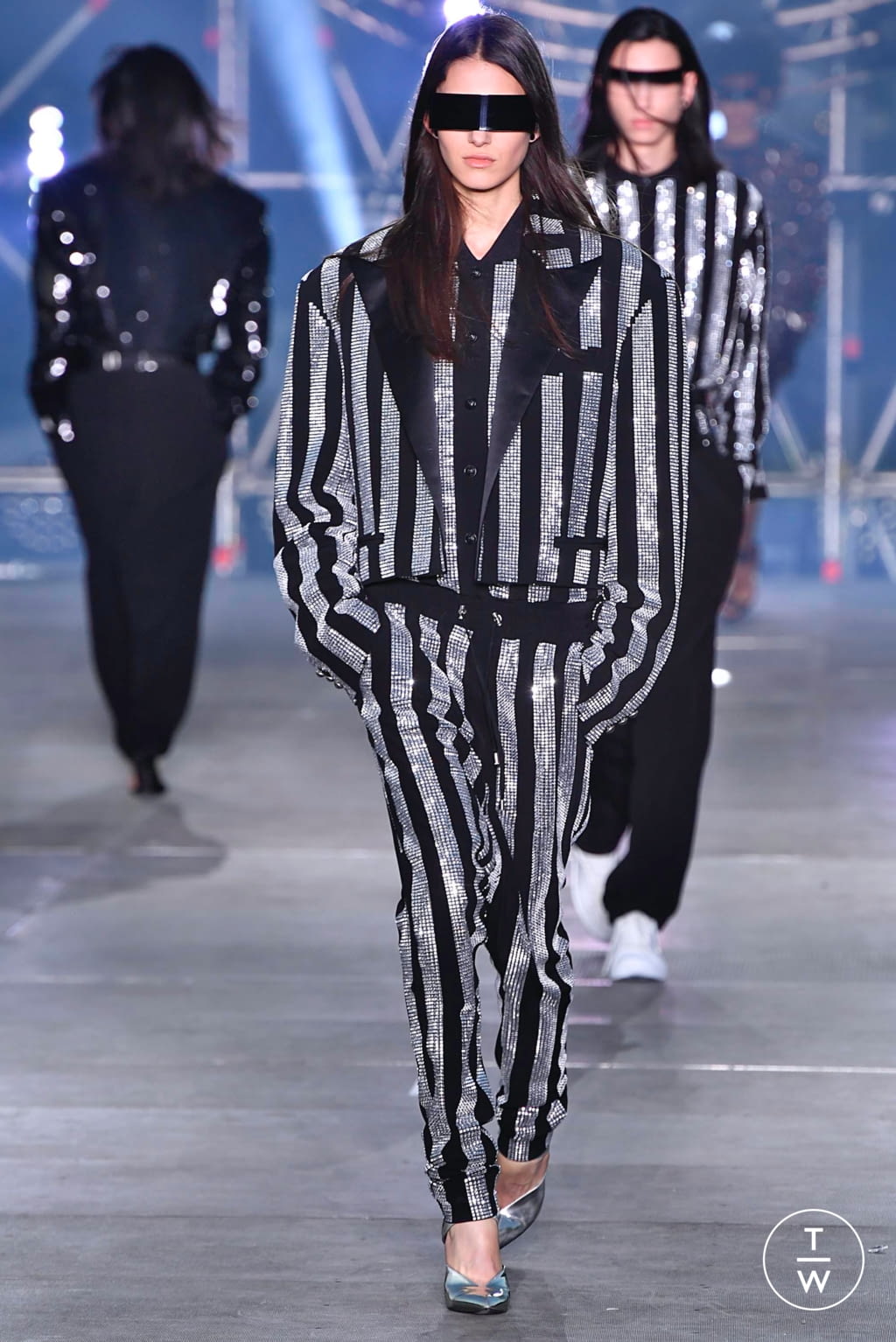 Fashion Week Paris Spring/Summer 2020 look 62 from the Balmain collection 男装