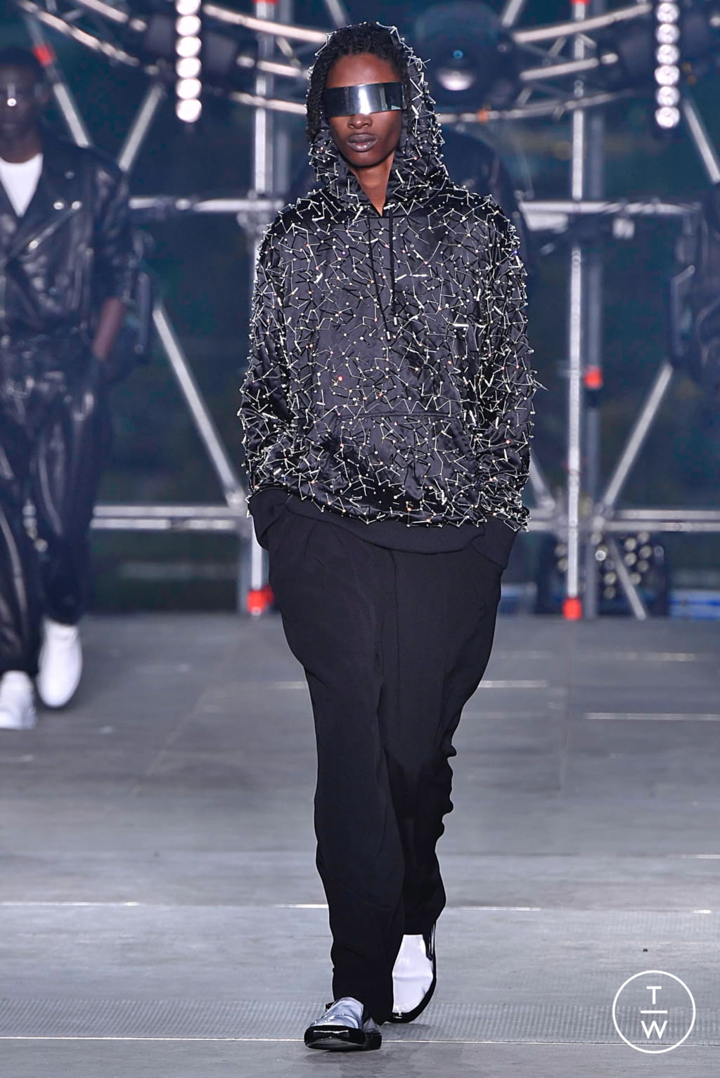 Fashion Week Paris Spring/Summer 2020 look 66 from the Balmain collection 男装