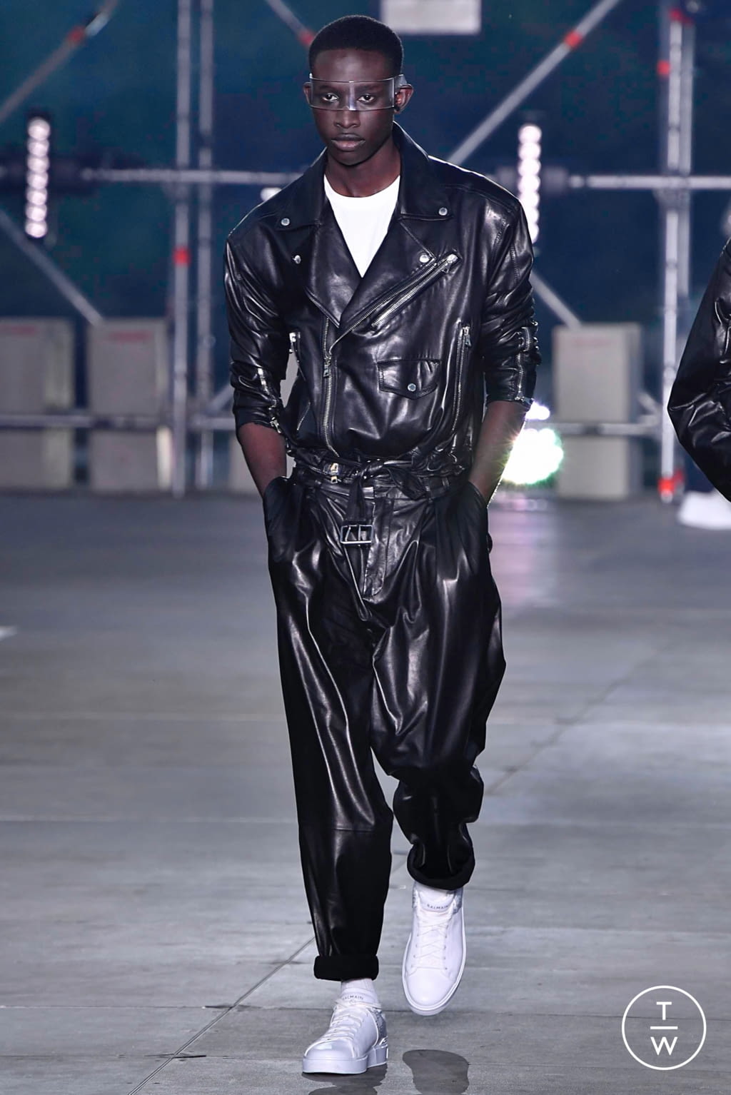 Fashion Week Paris Spring/Summer 2020 look 69 from the Balmain collection 男装
