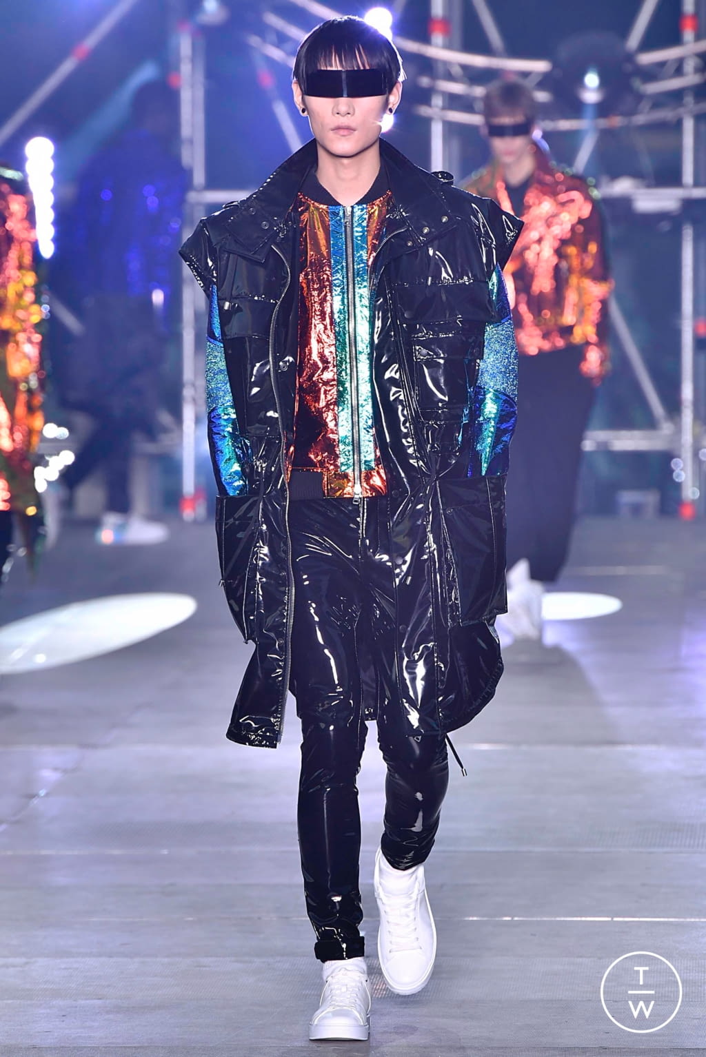 Fashion Week Paris Spring/Summer 2020 look 77 from the Balmain collection 男装