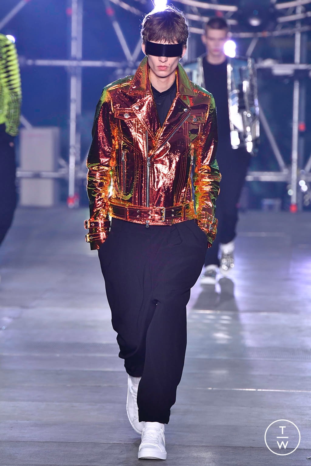 Fashion Week Paris Spring/Summer 2020 look 78 from the Balmain collection 男装