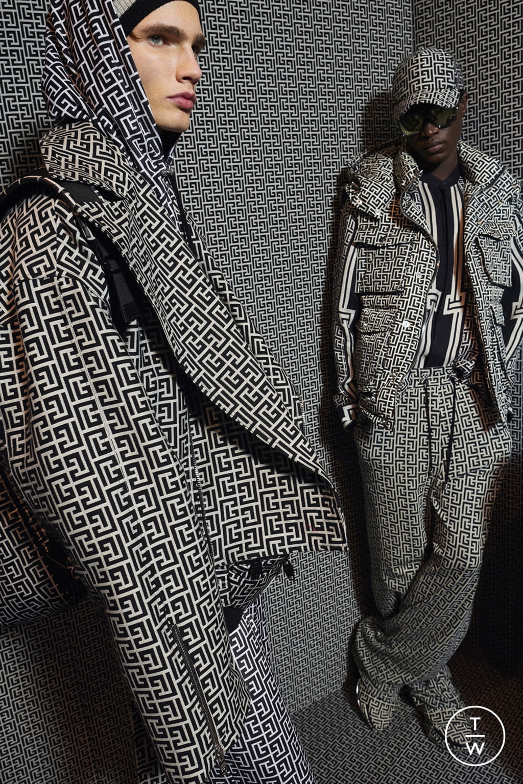 Fashion Week Paris Pre-Fall 2021 look 9 from the Balmain collection menswear