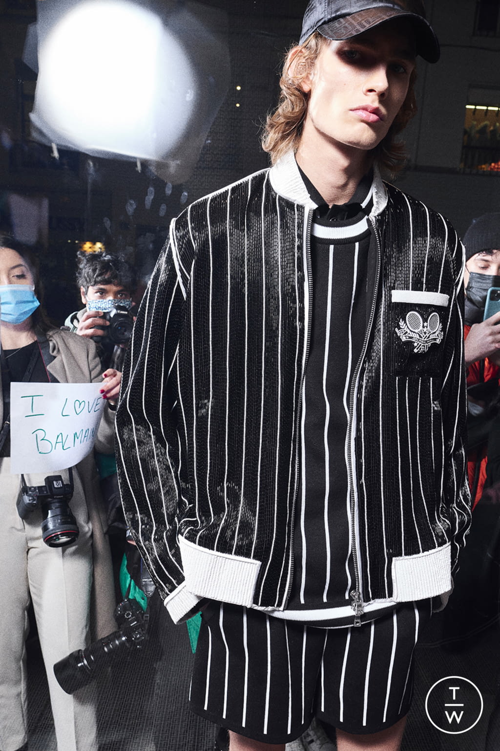 Fashion Week Paris Pre-Fall 2021 look 29 from the Balmain collection menswear