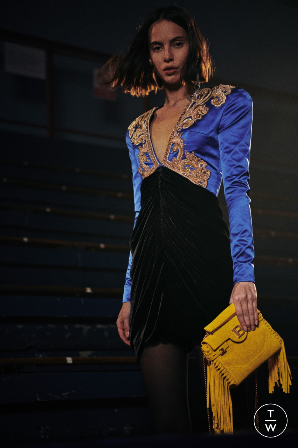 Fashion Week Paris Pre-Fall 2020 look 47 from the Balmain collection 女装