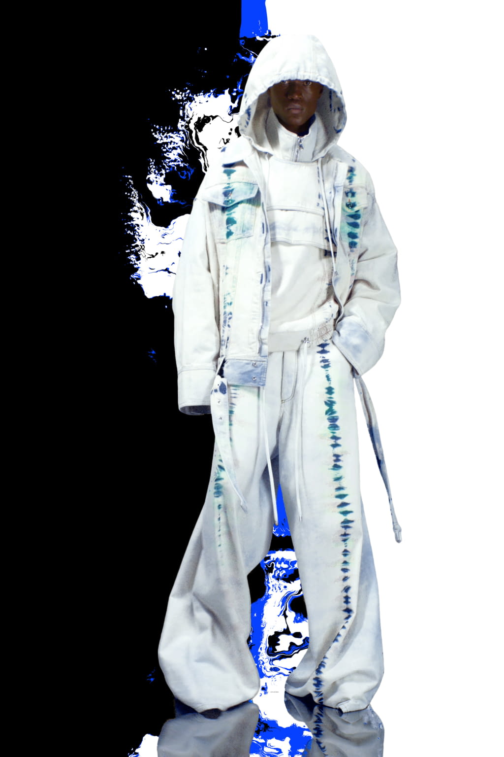 Fashion Week Paris Resort 2022 look 27 from the Balmain collection 男装