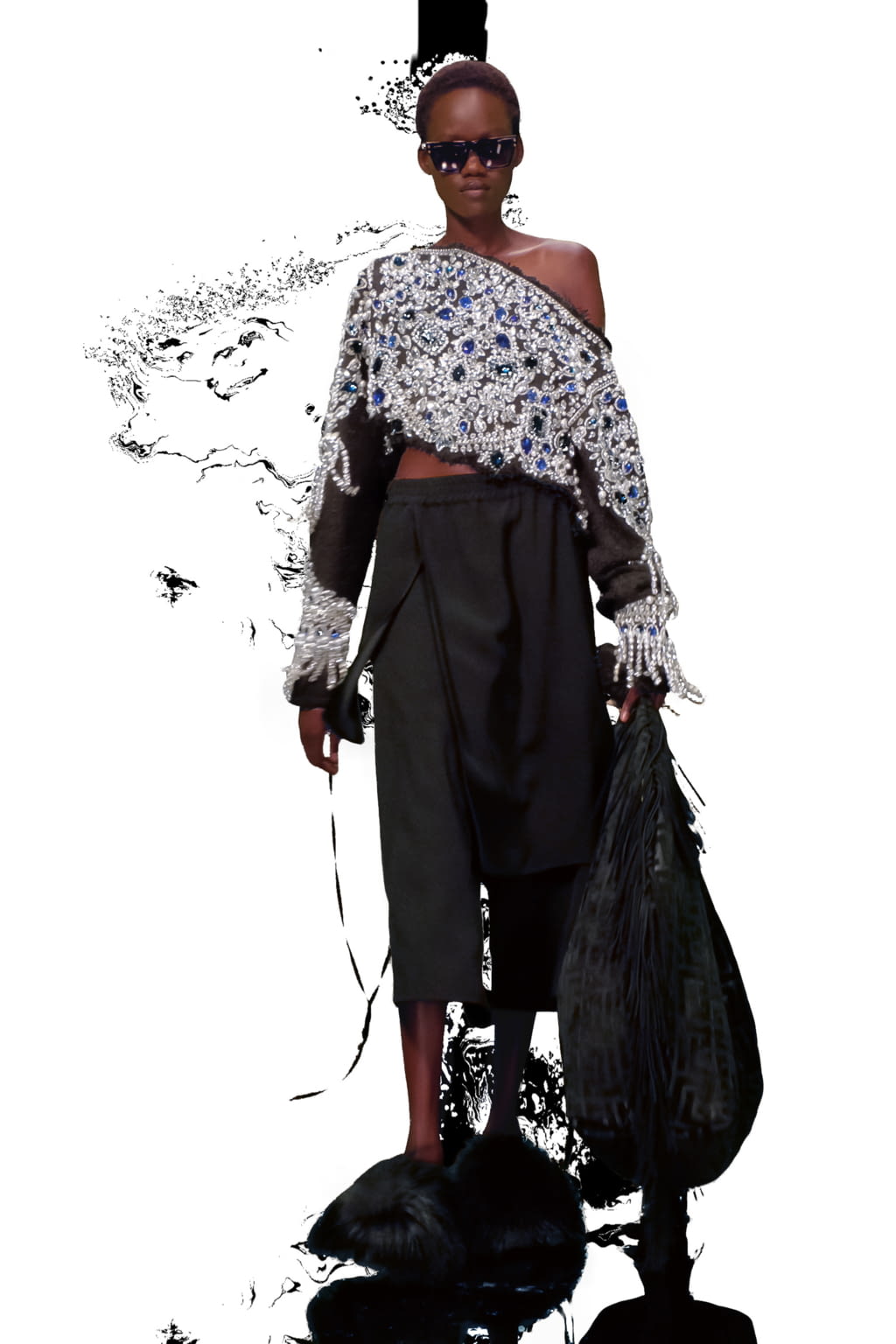 Fashion Week Paris Resort 2022 look 11 de la collection Balmain womenswear