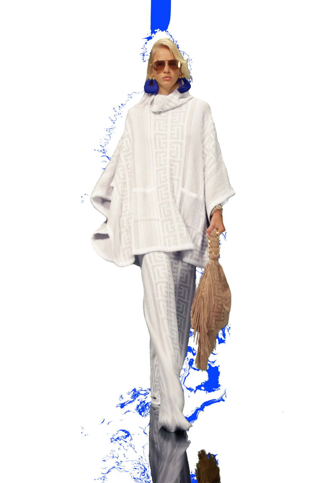Fashion Week Paris Resort 2022 look 47 from the Balmain collection womenswear