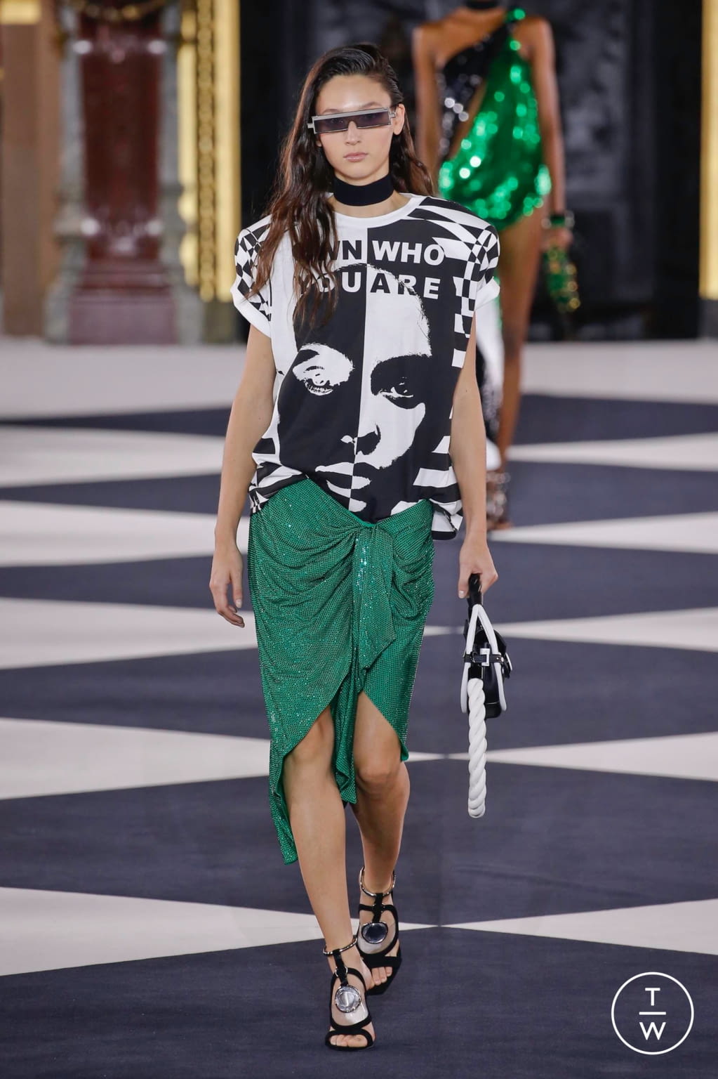 Fashion Week Paris Spring/Summer 2020 look 17 de la collection Balmain womenswear