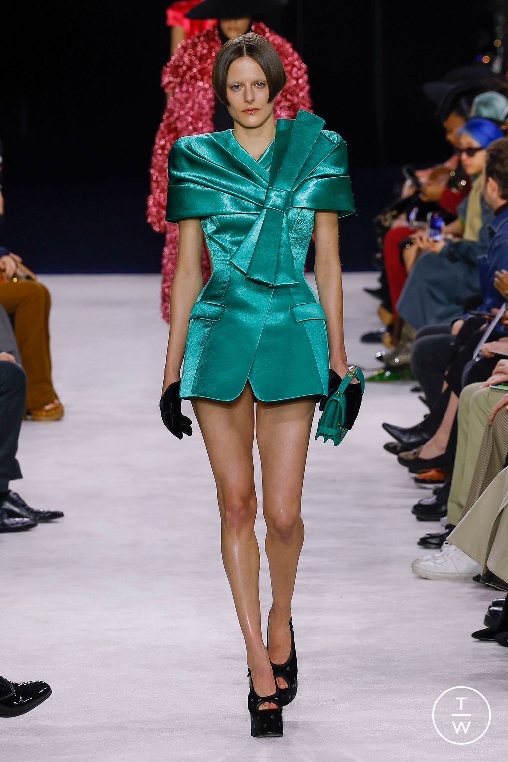 Fashion Week Paris Fall/Winter 2023 look 29 from the Balmain collection womenswear