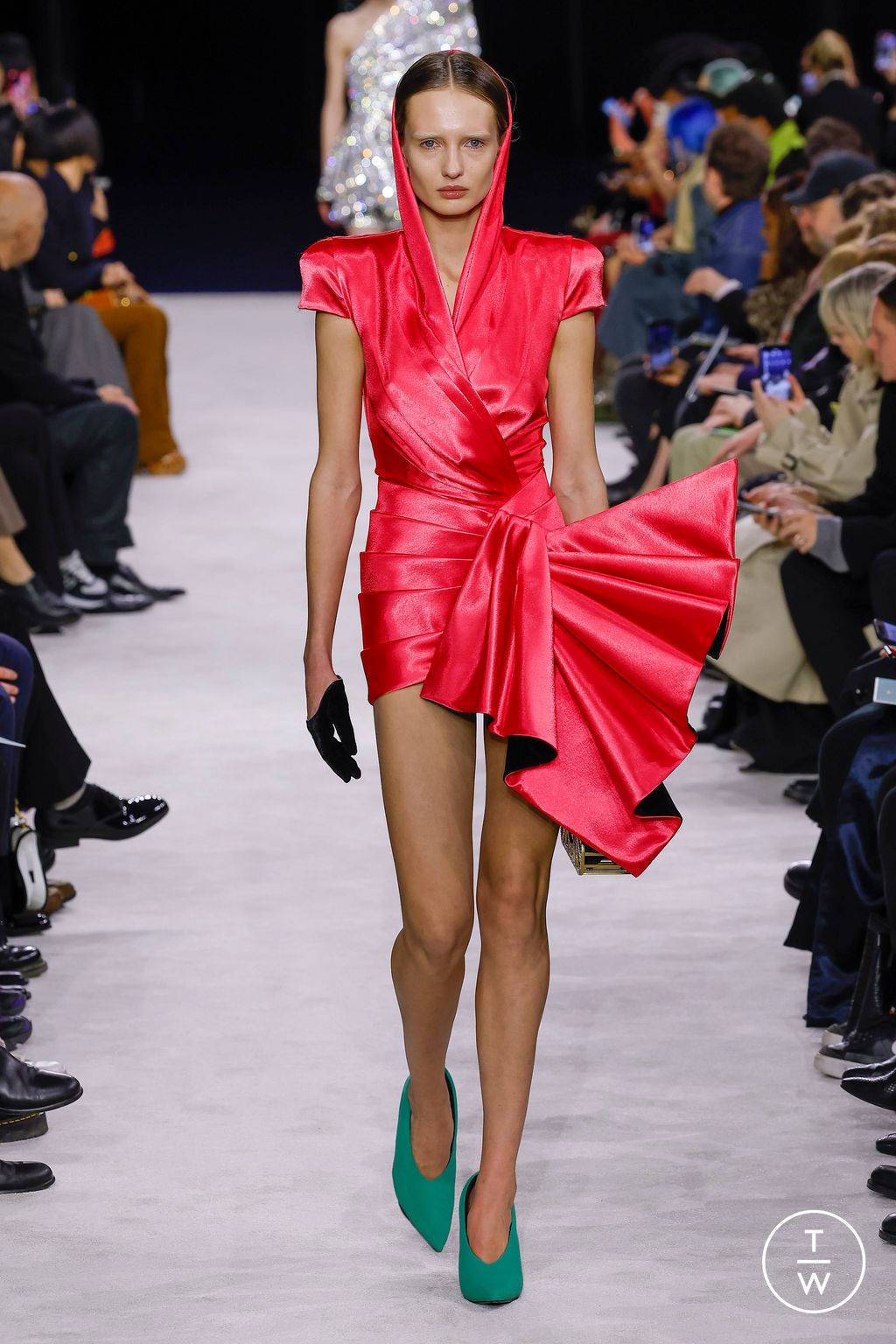 Fashion Week Paris Fall/Winter 2023 look 31 de la collection Balmain womenswear