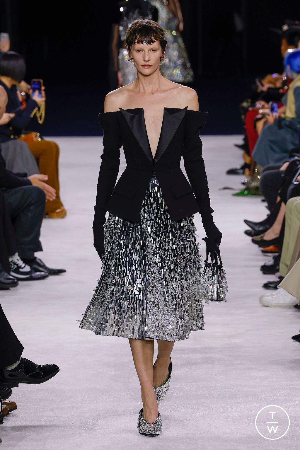 Fashion Week Paris Fall/Winter 2023 look 39 de la collection Balmain womenswear