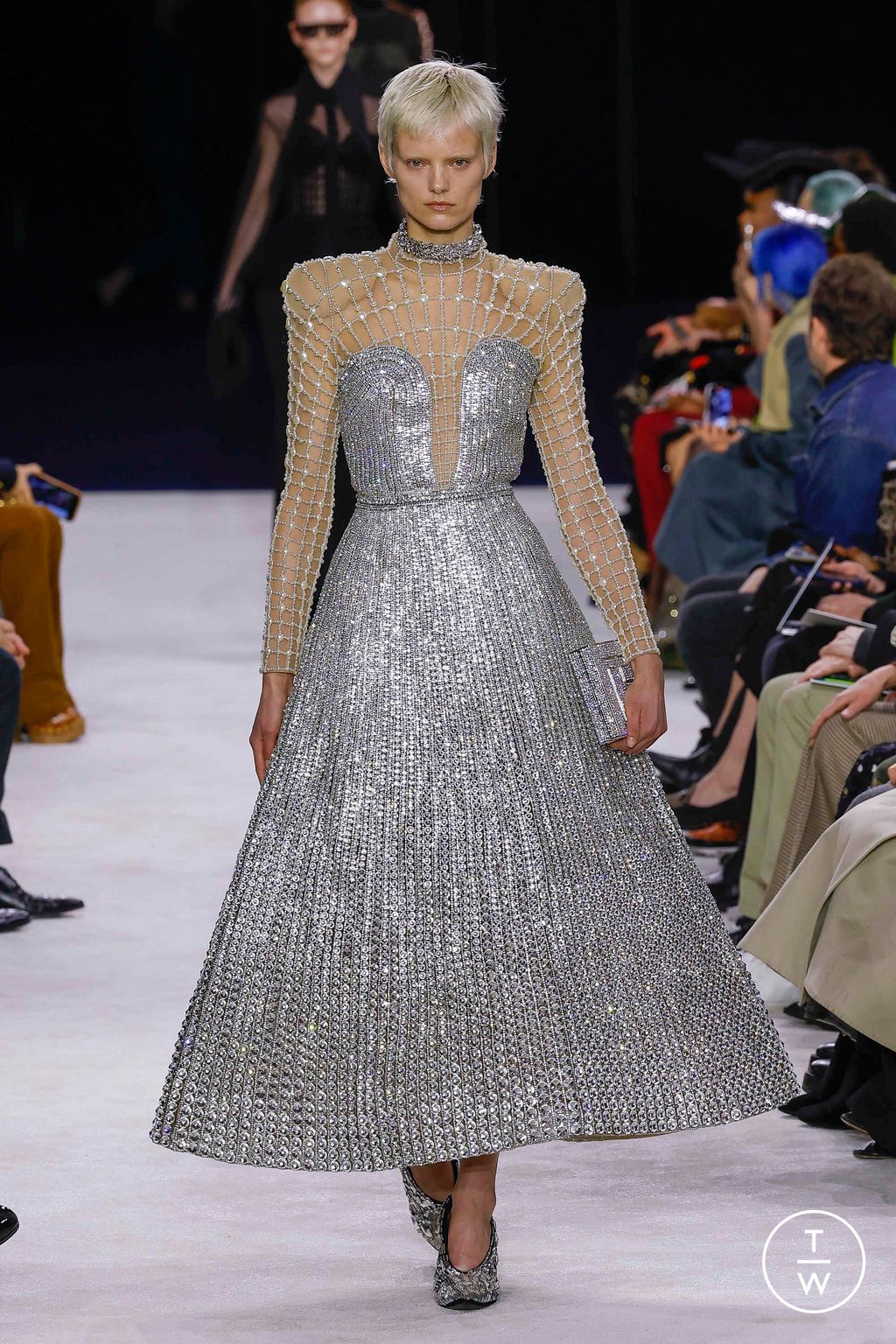 Fashion Week Paris Fall/Winter 2023 look 41 de la collection Balmain womenswear
