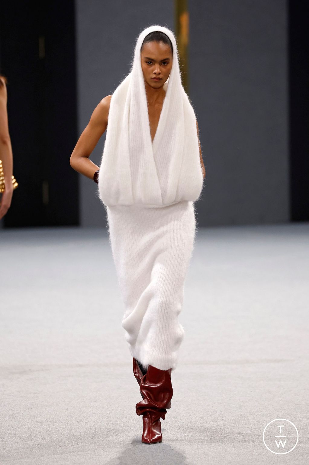 Fashion Week Paris Fall/Winter 2025 look 19 from the Balmain collection womenswear