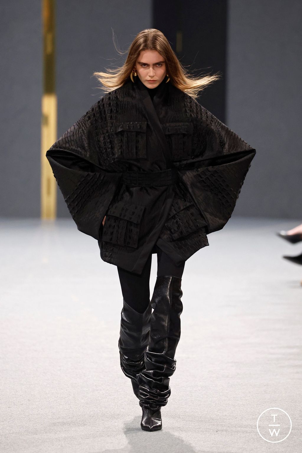 Fashion Week Paris Fall/Winter 2025 look 51 from the Balmain collection womenswear