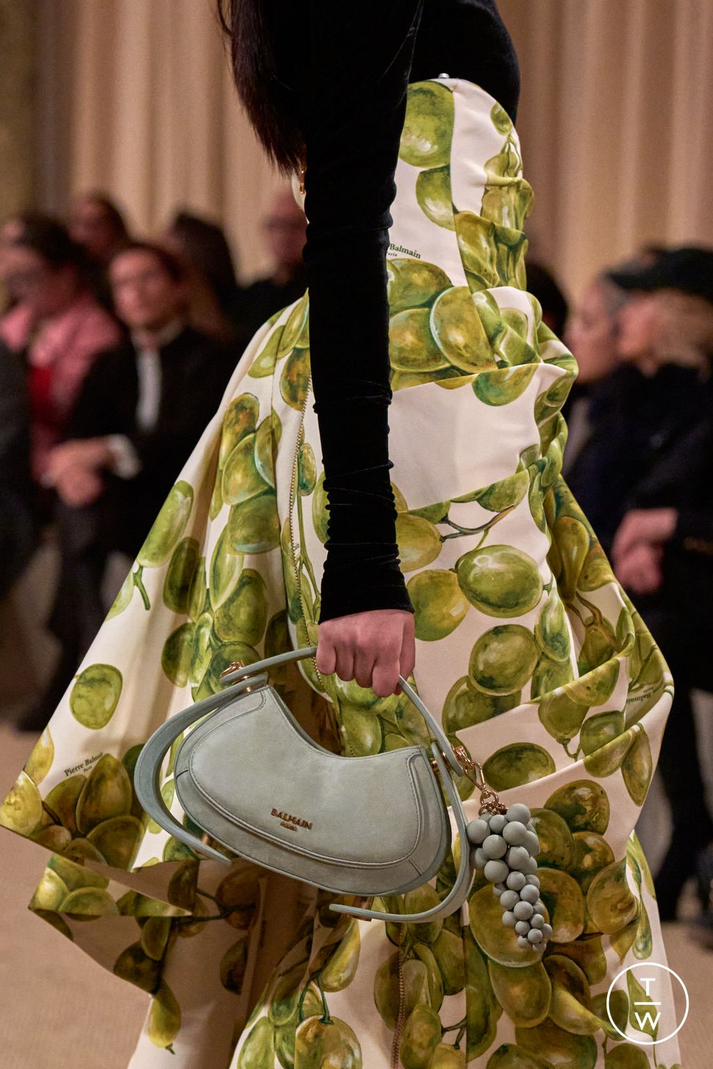 Fashion Week Paris Fall/Winter 2024 look 23 de la collection Balmain womenswear accessories