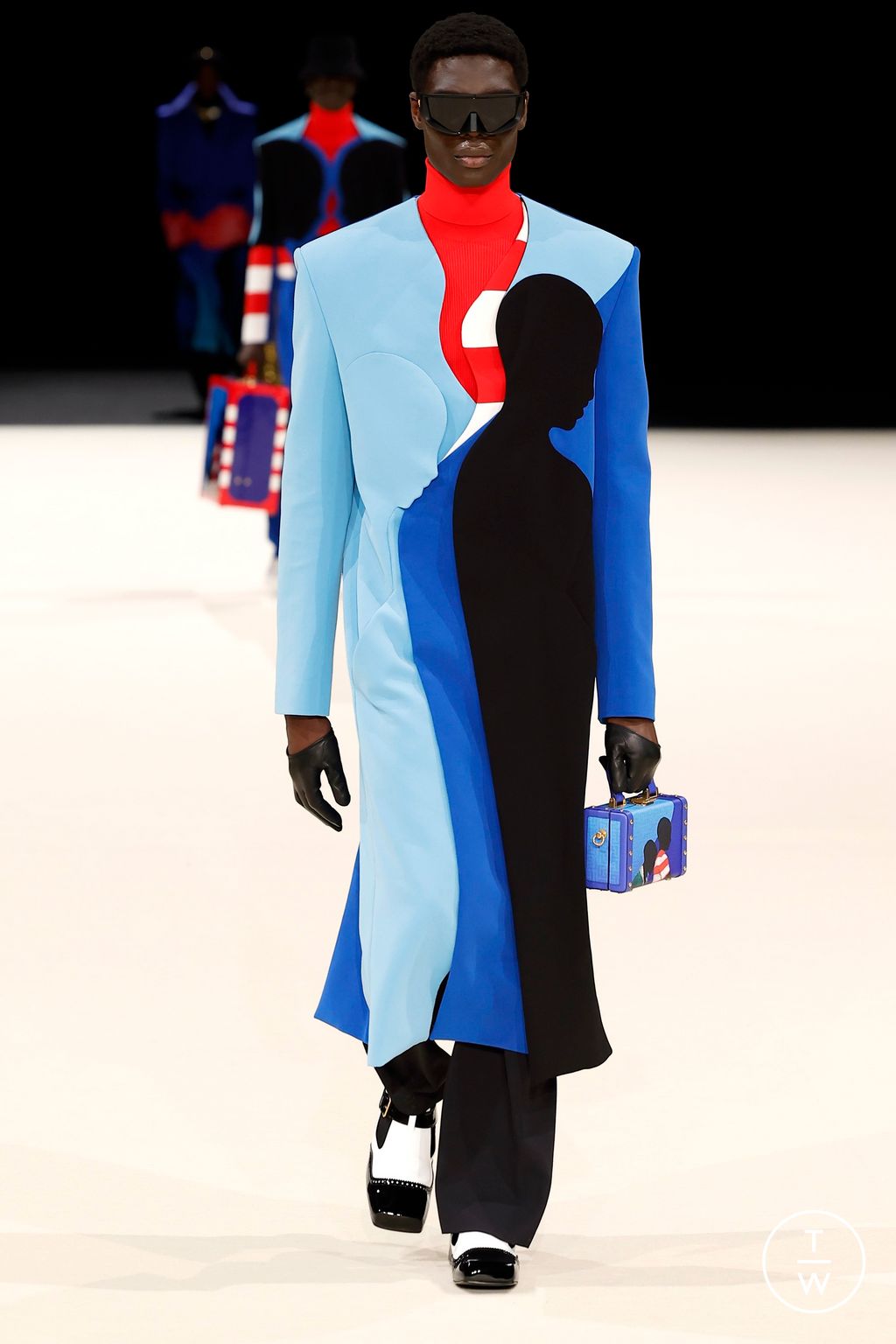 Fashion Week Paris Fall/Winter 2024 look 27 from the Balmain collection 男装