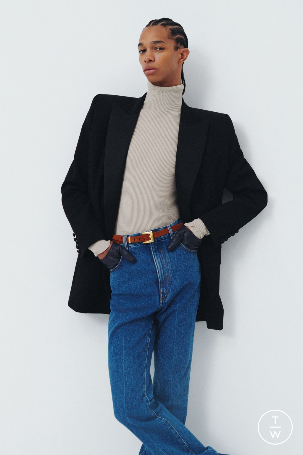 Fashion Week Paris Resort 2026 look 9 de la collection Balmain menswear