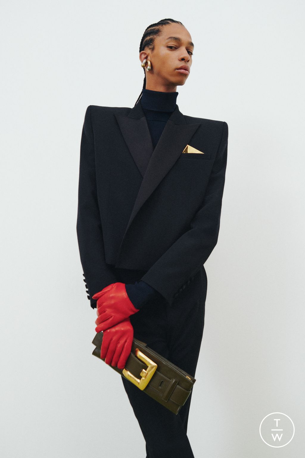 Fashion Week Paris Resort 2026 look 19 de la collection Balmain menswear