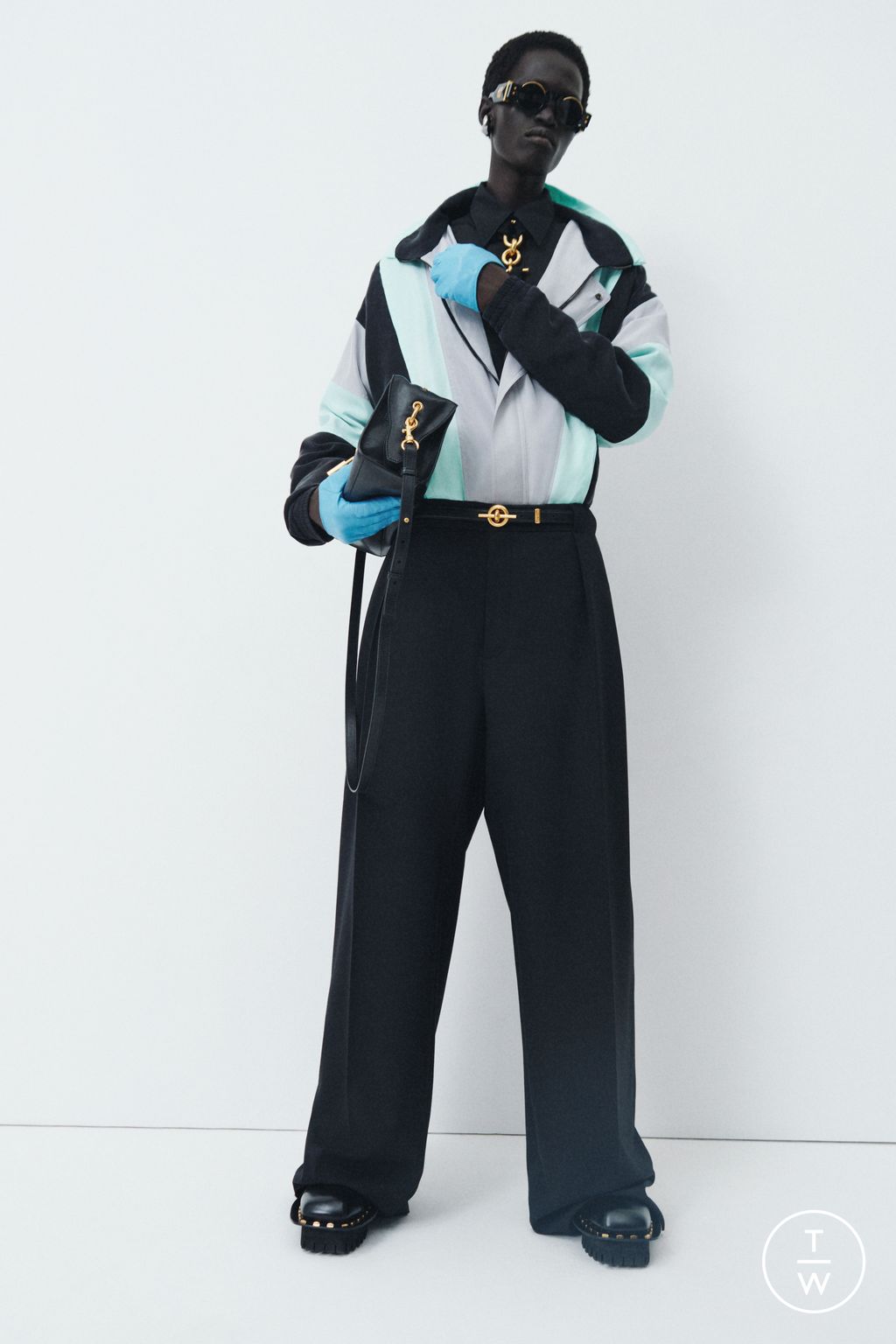 Fashion Week Paris Resort 2026 look 23 de la collection Balmain menswear