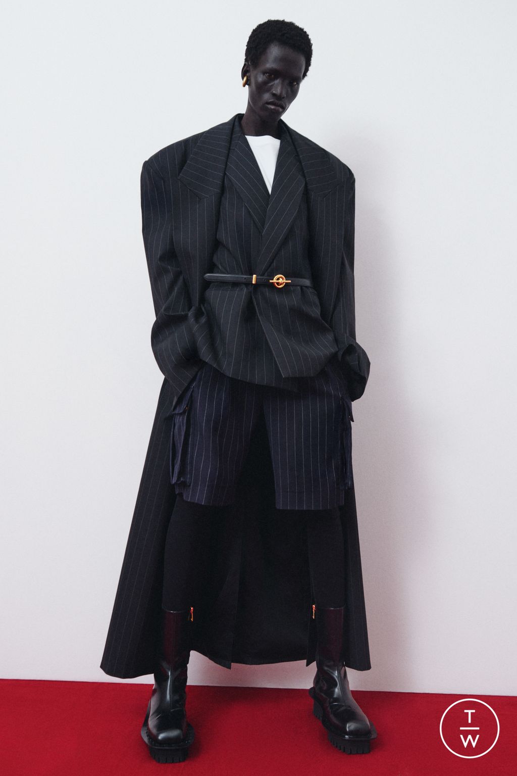 Fashion Week Paris Resort 2026 look 26 de la collection Balmain menswear