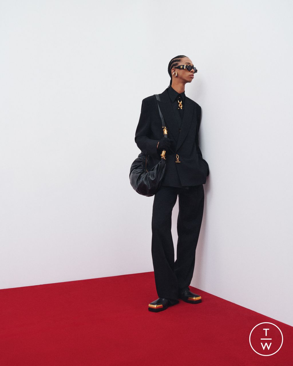 Fashion Week Paris Resort 2026 look 30 de la collection Balmain menswear