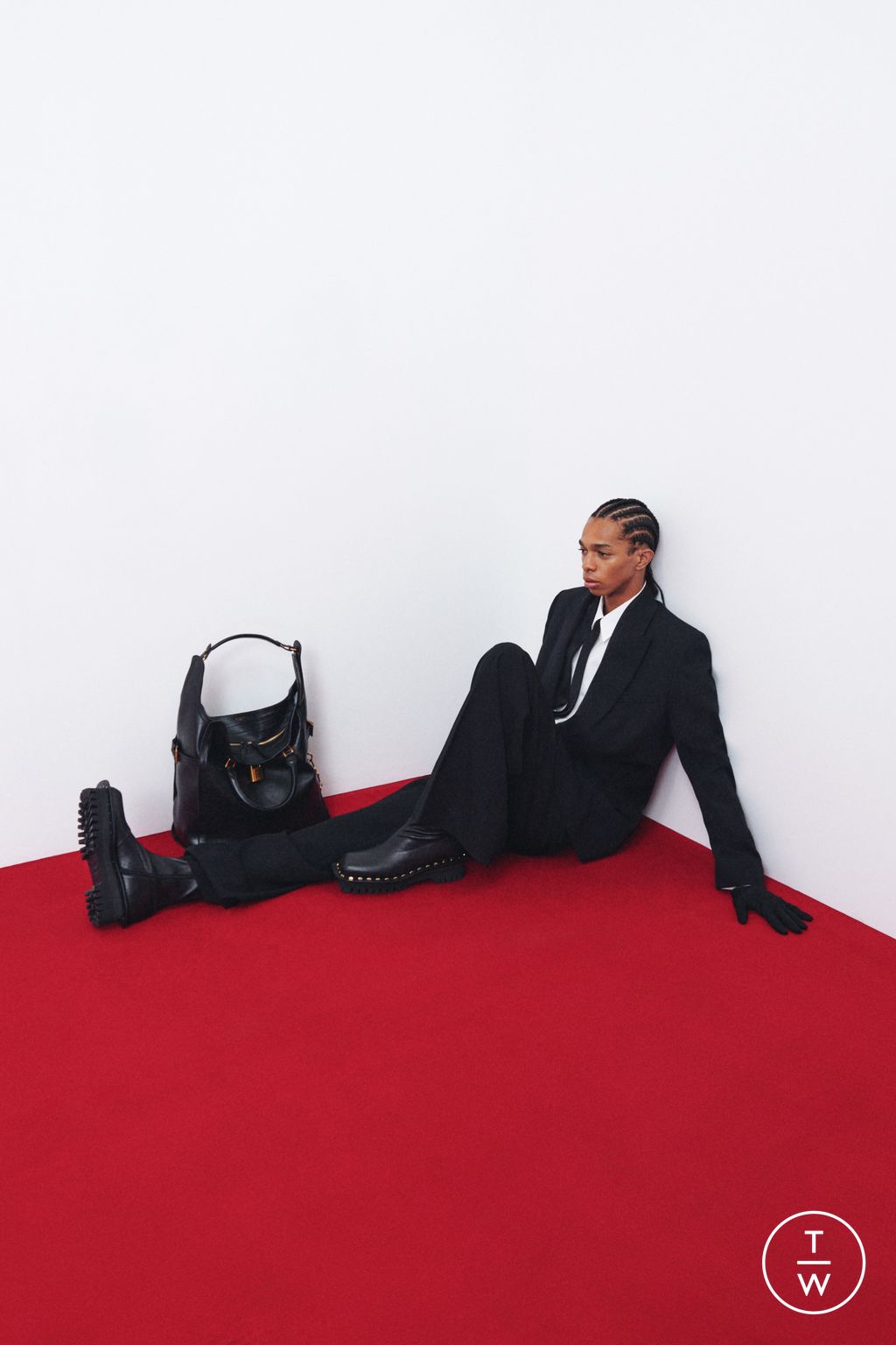 Fashion Week Paris Resort 2026 look 32 de la collection Balmain menswear