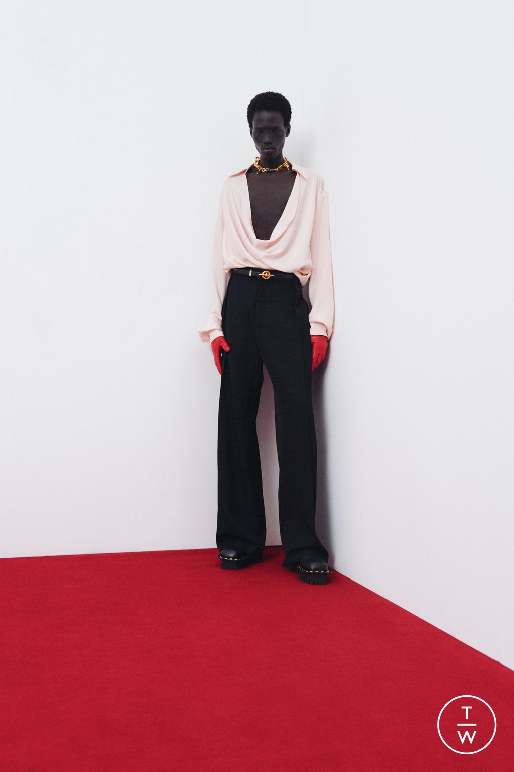 Fashion Week Paris Resort 2026 look 38 de la collection Balmain menswear