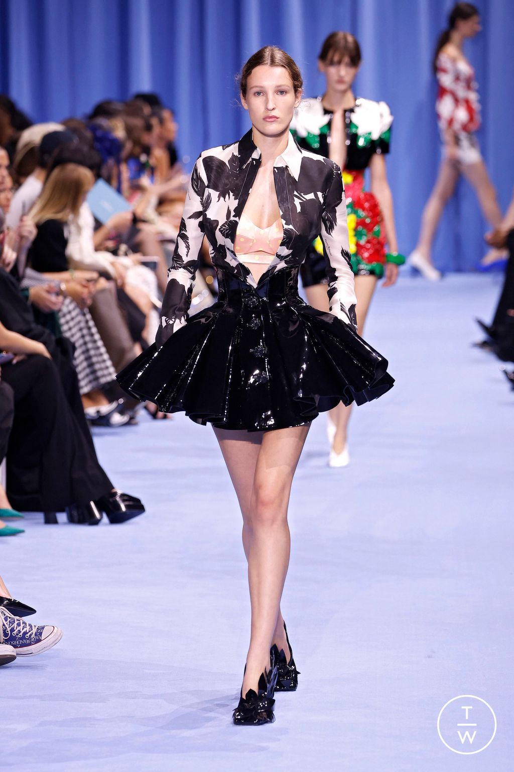 Fashion Week Paris Spring/Summer 2024 look 32 from the Balmain collection womenswear