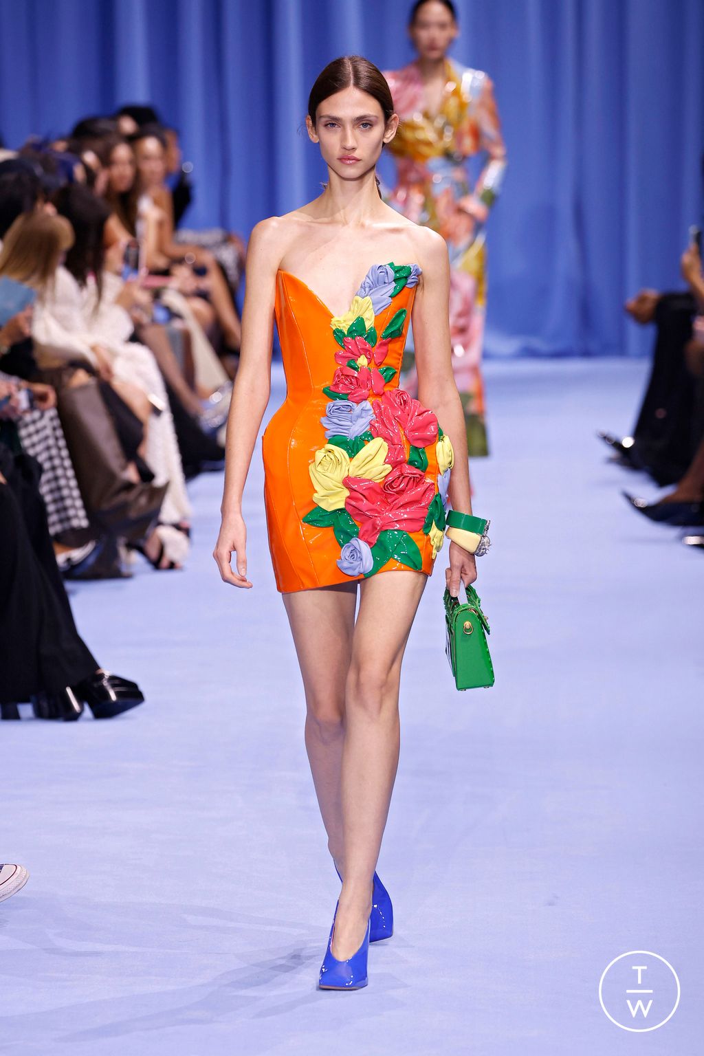 Fashion Week Paris Spring/Summer 2024 look 34 from the Balmain collection womenswear