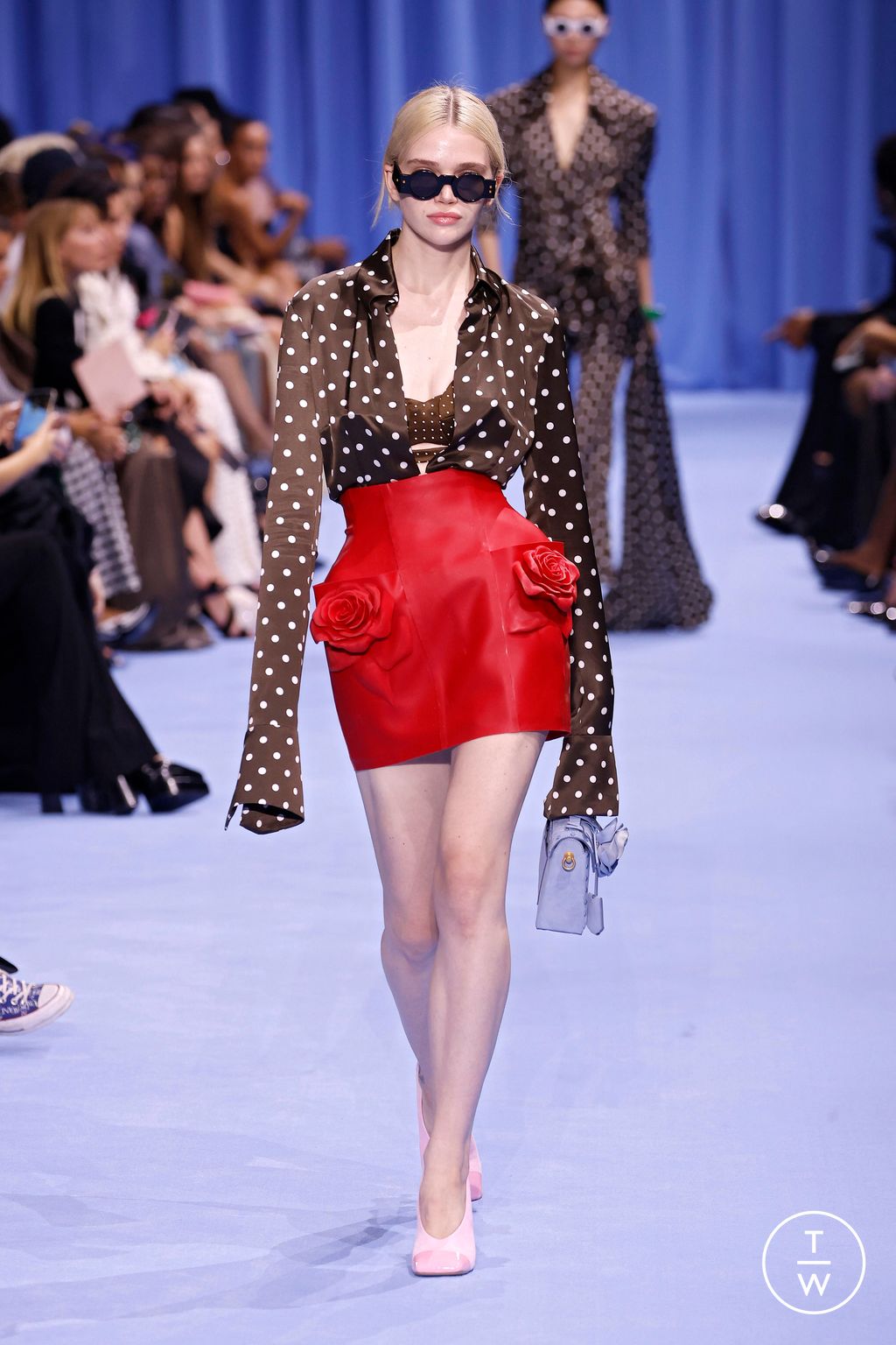 Fashion Week Paris Spring/Summer 2024 look 38 from the Balmain collection womenswear