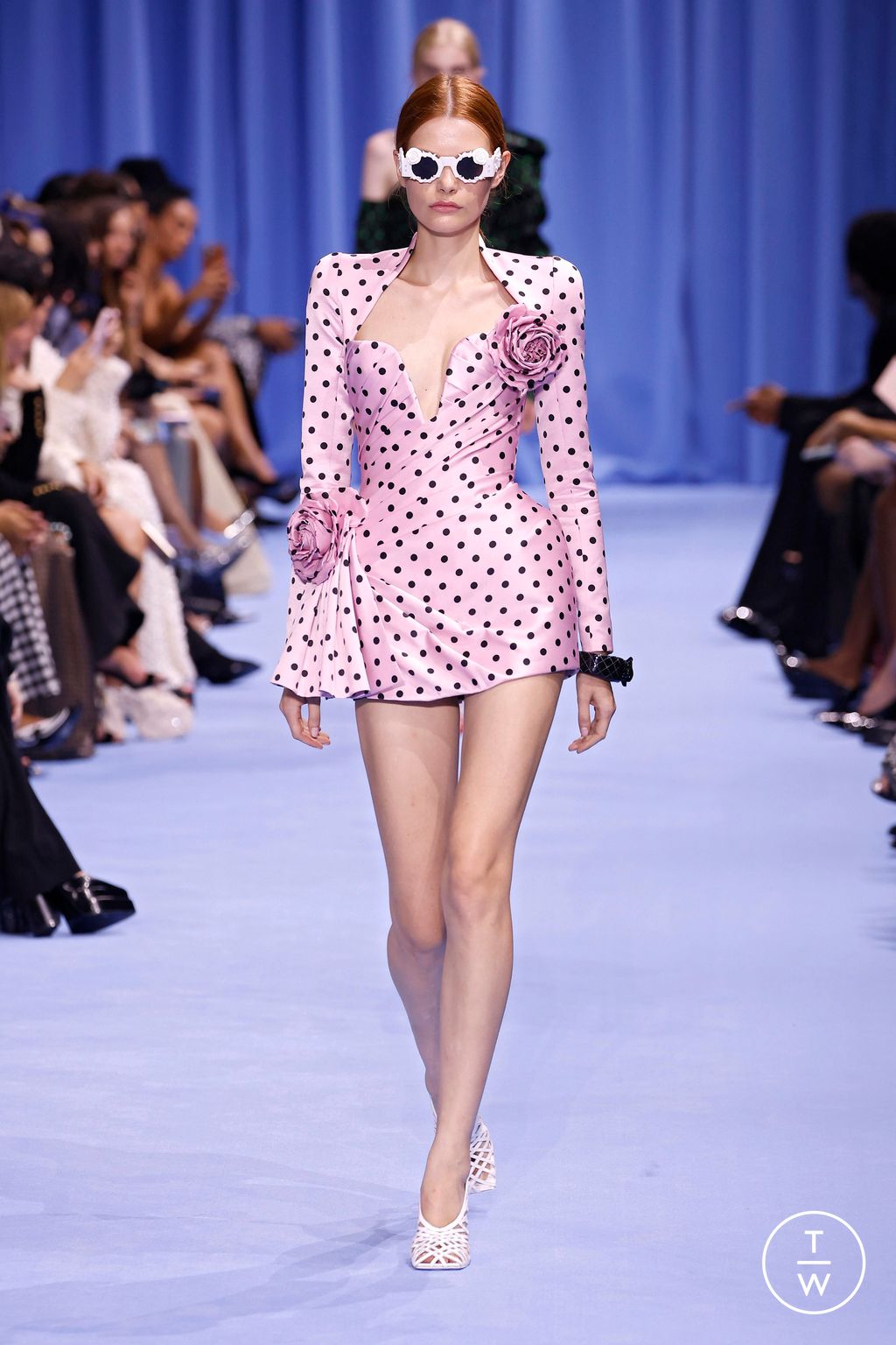 Fashion Week Paris Spring/Summer 2024 look 40 from the Balmain collection womenswear