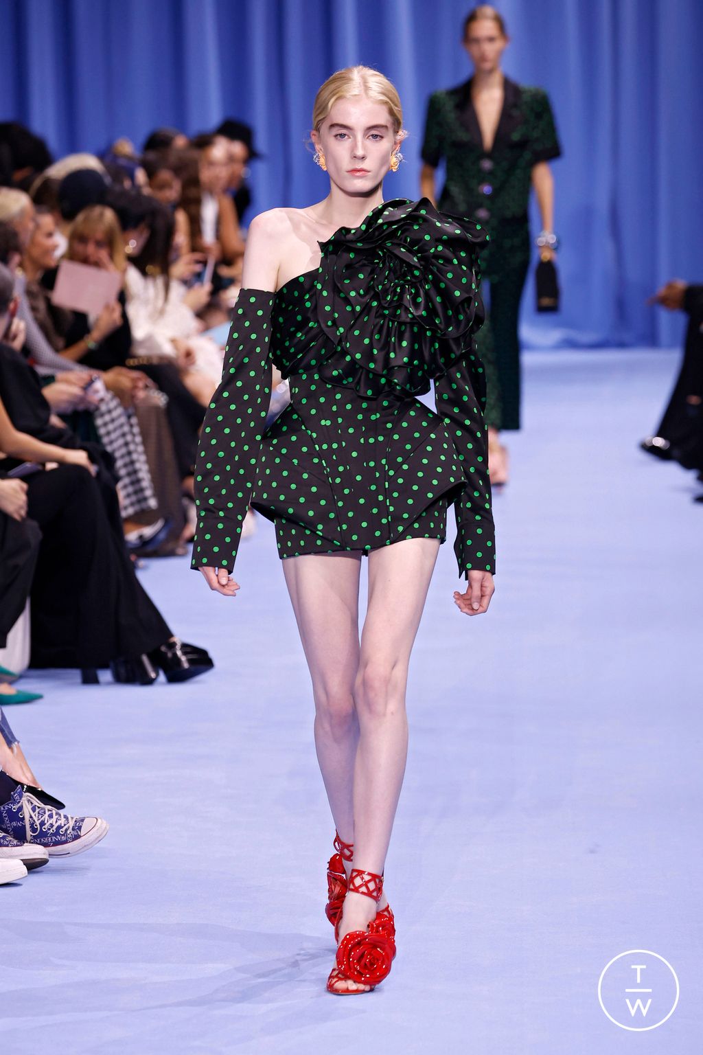 Fashion Week Paris Spring/Summer 2024 look 41 from the Balmain collection womenswear
