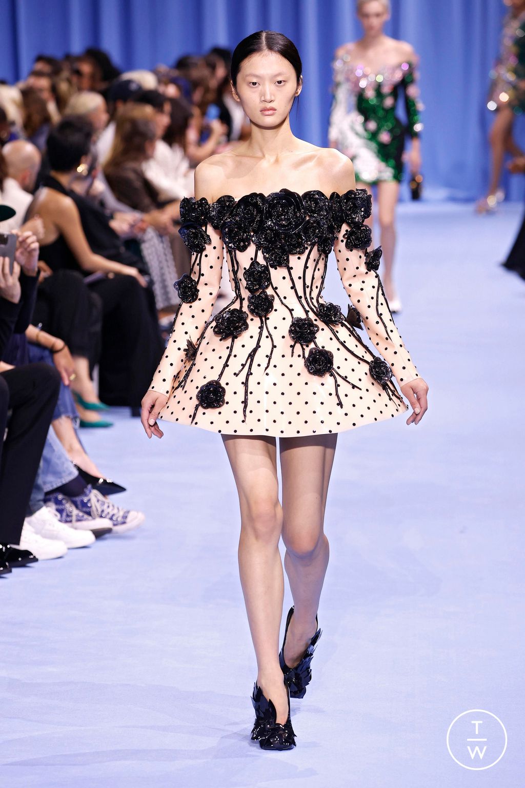 Fashion Week Paris Spring/Summer 2024 look 49 de la collection Balmain womenswear