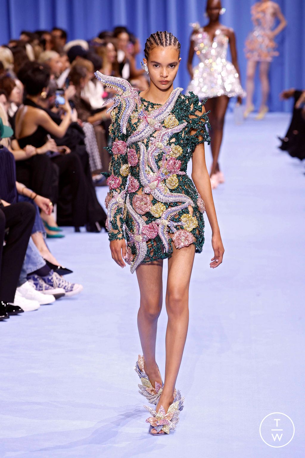 Fashion Week Paris Spring/Summer 2024 look 51 de la collection Balmain womenswear