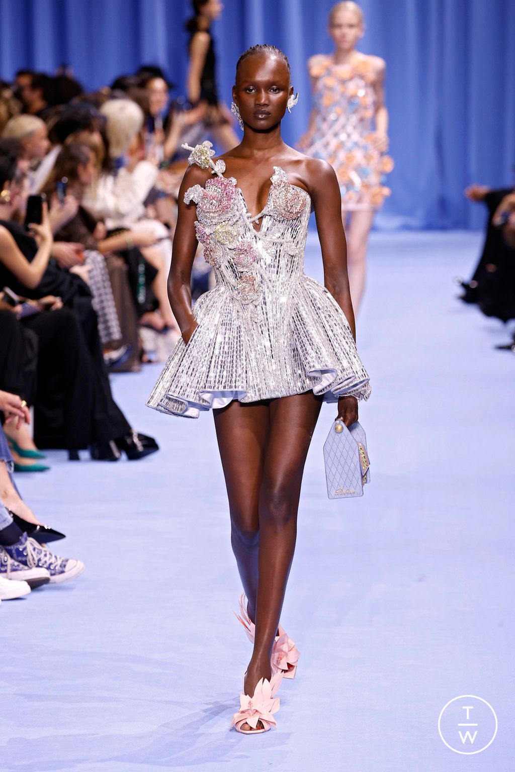 Fashion Week Paris Spring/Summer 2024 look 52 de la collection Balmain womenswear