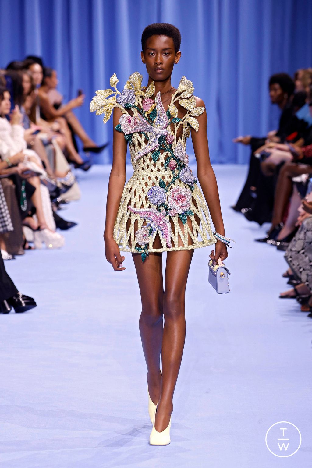 Fashion Week Paris Spring/Summer 2024 look 54 de la collection Balmain womenswear