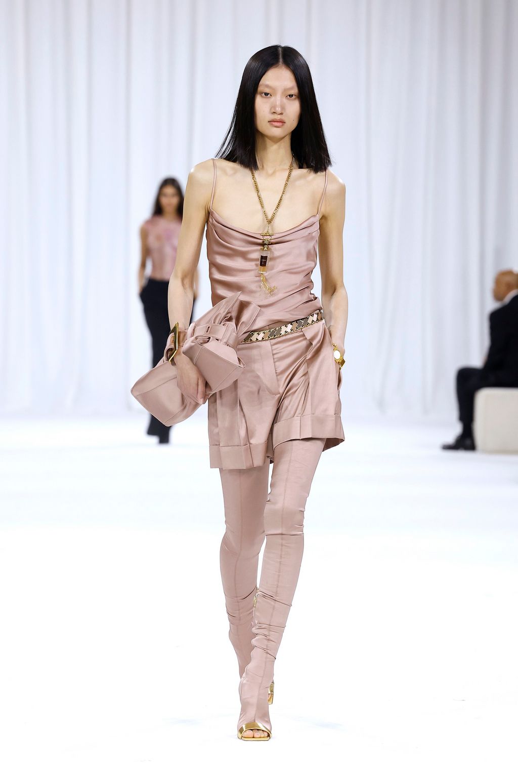 ワンピース BALMAIN SS25 'Chiocciola' dress (EF1R6045KB07 0PA) BALMAIN: Dress woman - Black | Balmain dress EF1R6045KB07