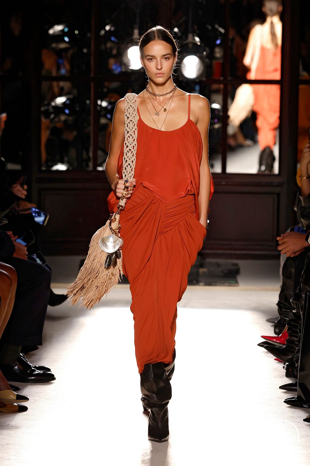 Fashion Week Paris Spring/Summer 2026 look 7 from the Balmain collection womenswear