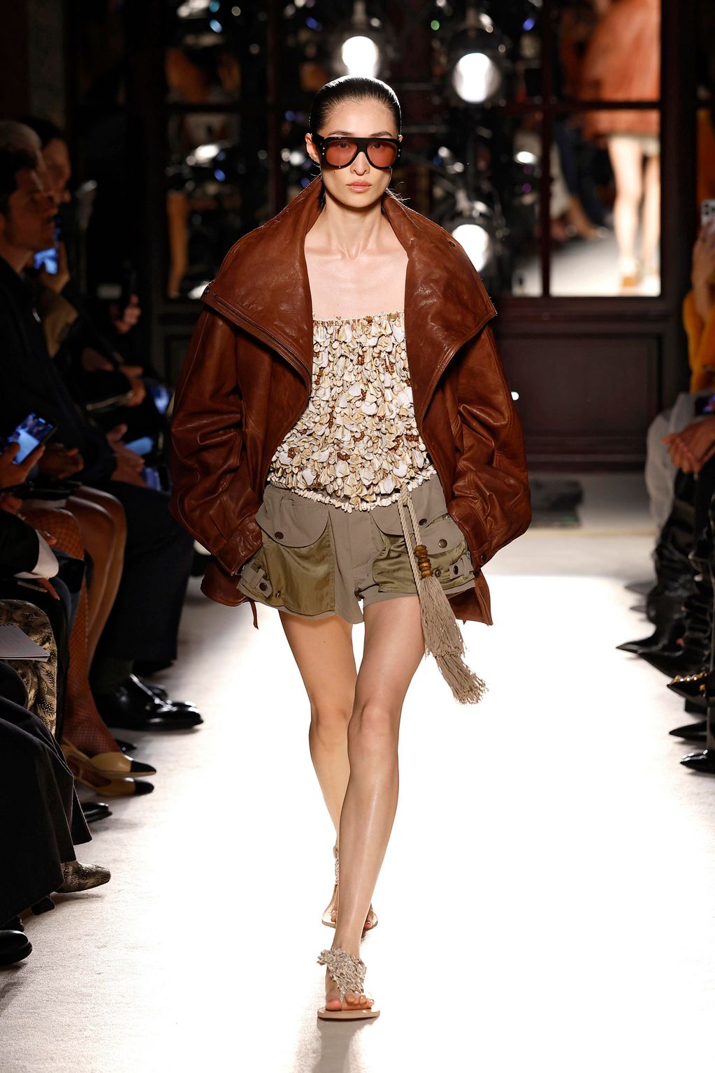 Fashion Week Paris Spring/Summer 2026 look 22 from the Balmain collection womenswear