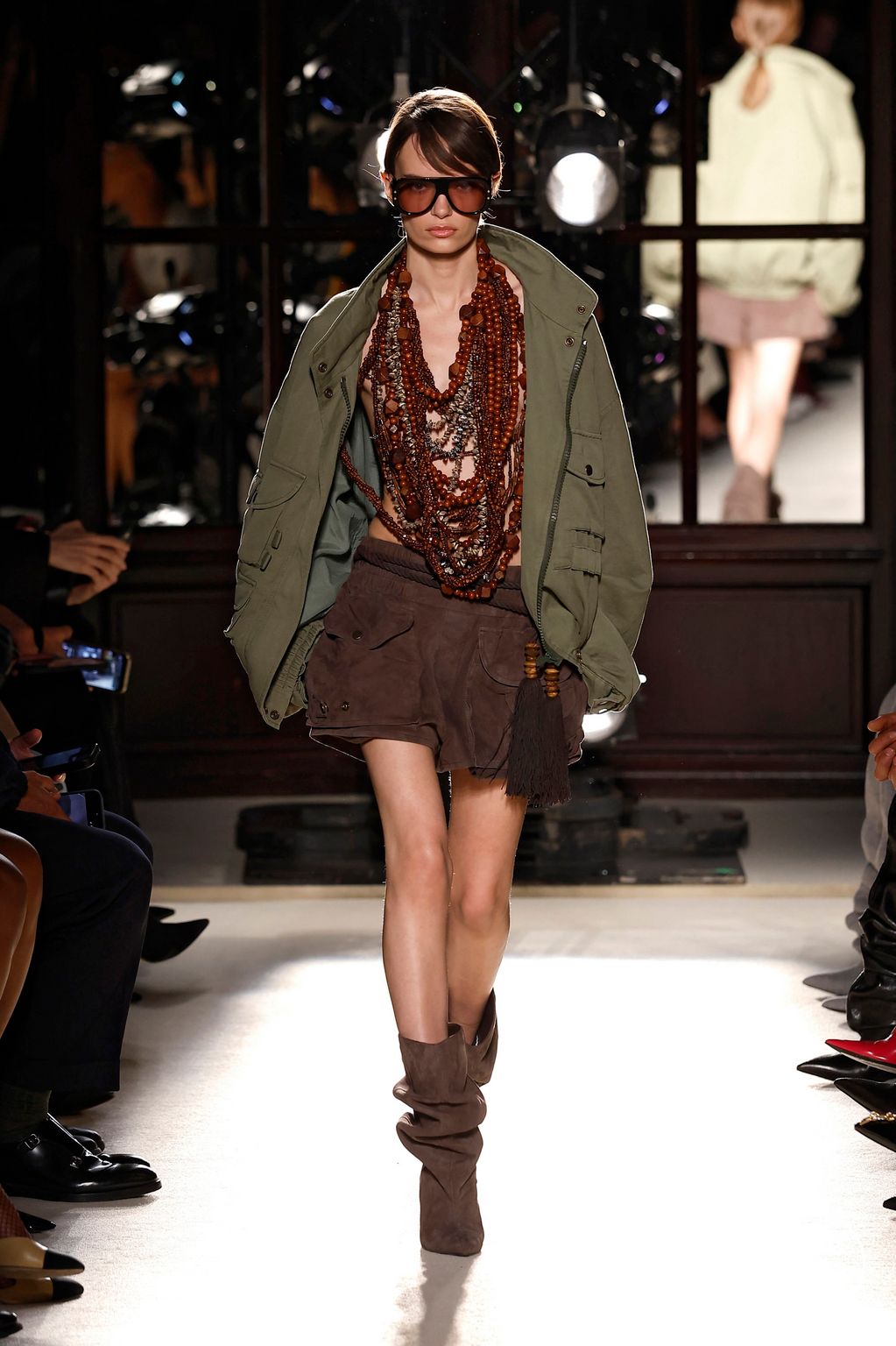 Fashion Week Paris Spring/Summer 2026 look 30 from the Balmain collection womenswear