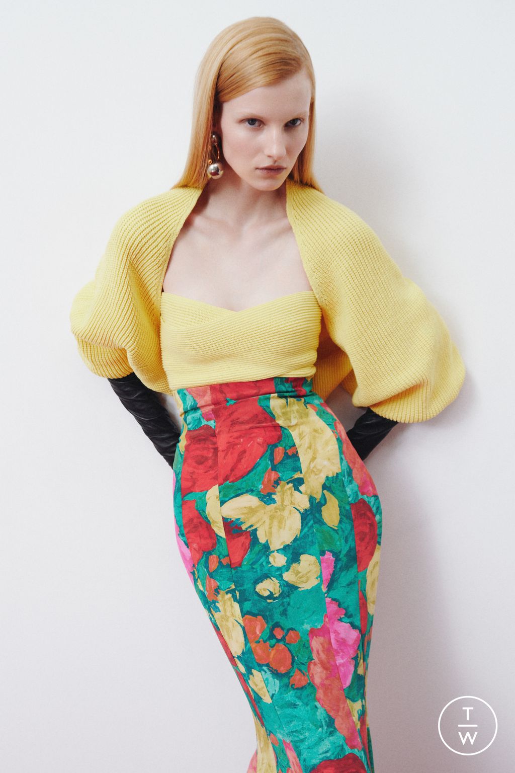 Fashion Week Paris Resort 2026 look 12 from the Balmain collection womenswear